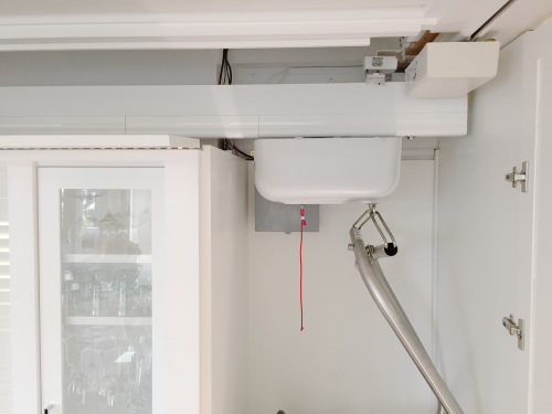 Ceiling Lift Project: Surehands Traverse Rail, motor and body support in docking station
