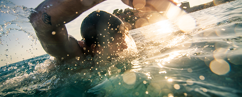 Swimming Using Pool Lift